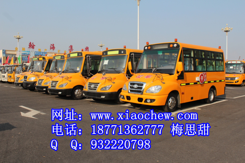 解放19座幼儿专用校车—解放的校车