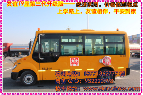 2015最新款19座校车友谊牌现车销售